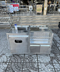quầy pha chế inox