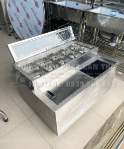 quầy topping inox