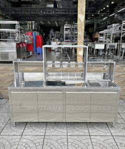 quầy pha chế inox