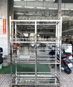 kệ thẻ inox 304 có mâm