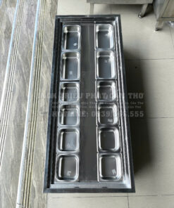 Thùng đá âm quầy inox 304