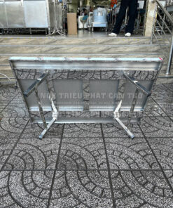 Bàn xếp chữ nhật inox 201