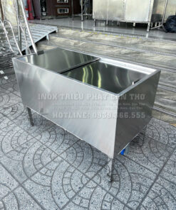 Thùng đá có chân inox 304