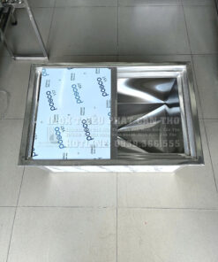Thùng đá âm quầy inox 304