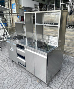 Quầy pha chế inox 304