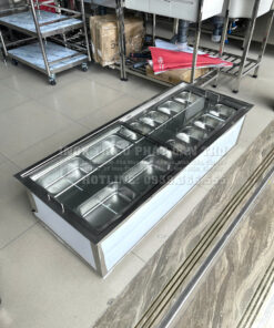 Thùng đá âm quầy inox 304