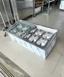 Thùng đá âm quầy inox 304