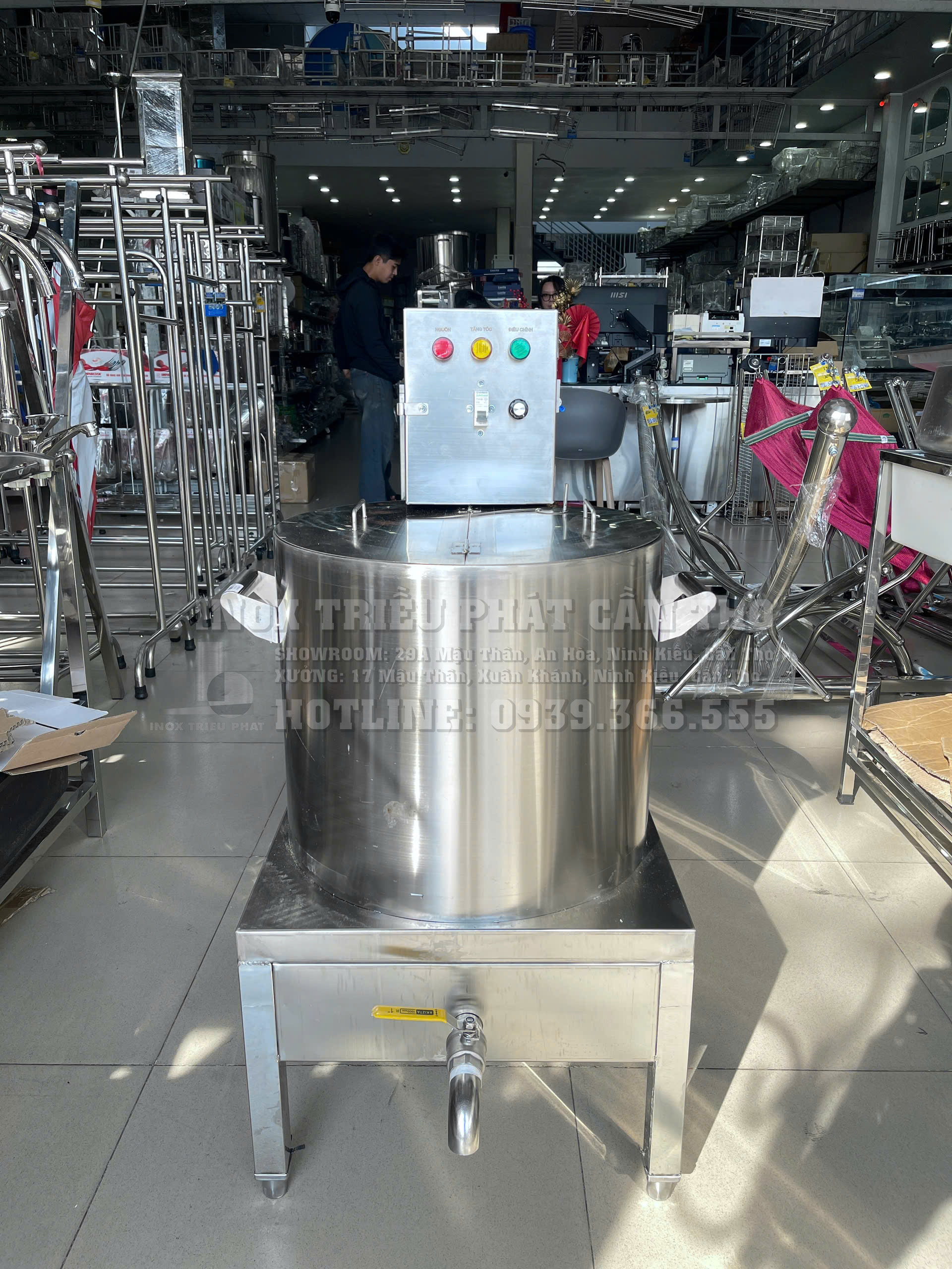 Nồi điện inox 304 50L