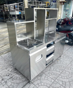 Quầy pha chế inox 304
