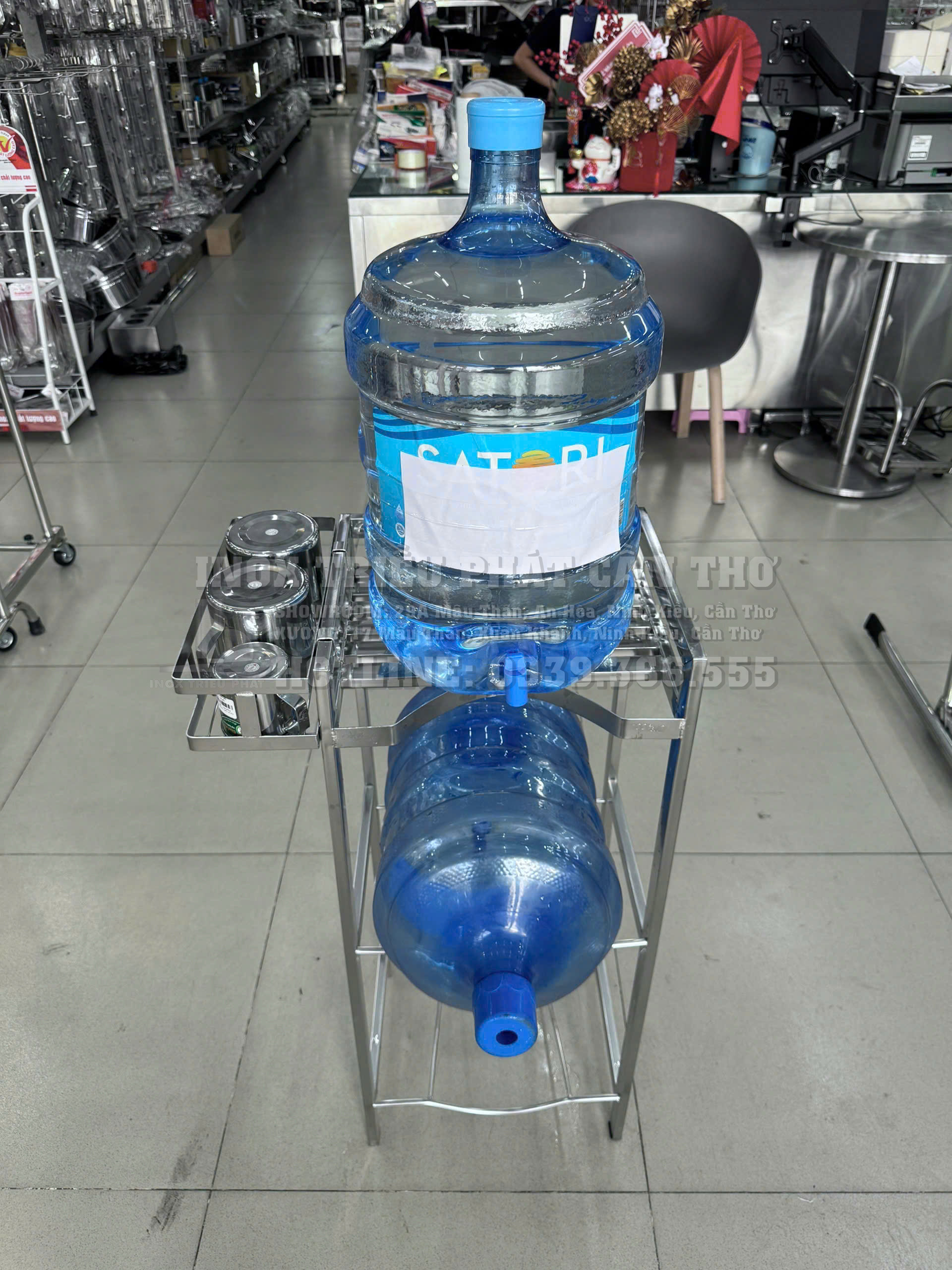 Kệ bình nước inox 304
