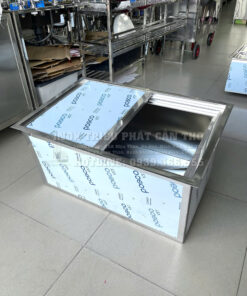 Thùng đá âm quầy inox 304
