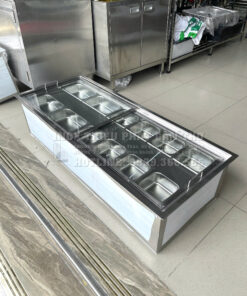 Thùng đá âm quầy inox 304