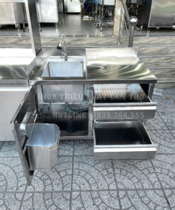 Quầy chậu rửa inox 304